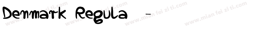 Denmark Regula字体字体转换